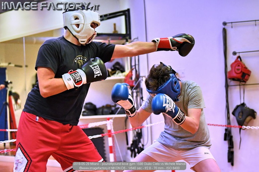 2019-05-29 Milano - pound4pound boxe gym 1598 Giulio Cielo vs Michele Mainoli